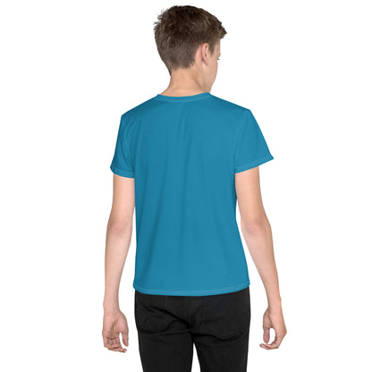 Youth crew neck t-shirt - Sky Blue