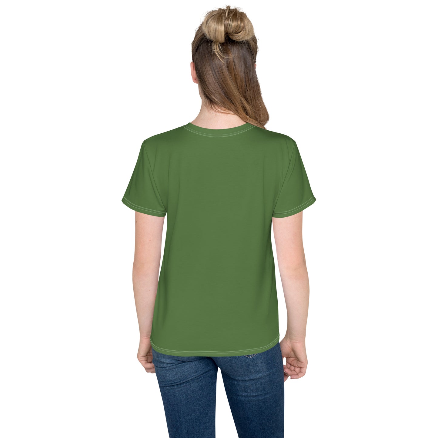 Youth crew neck t-shirt - Forest Green