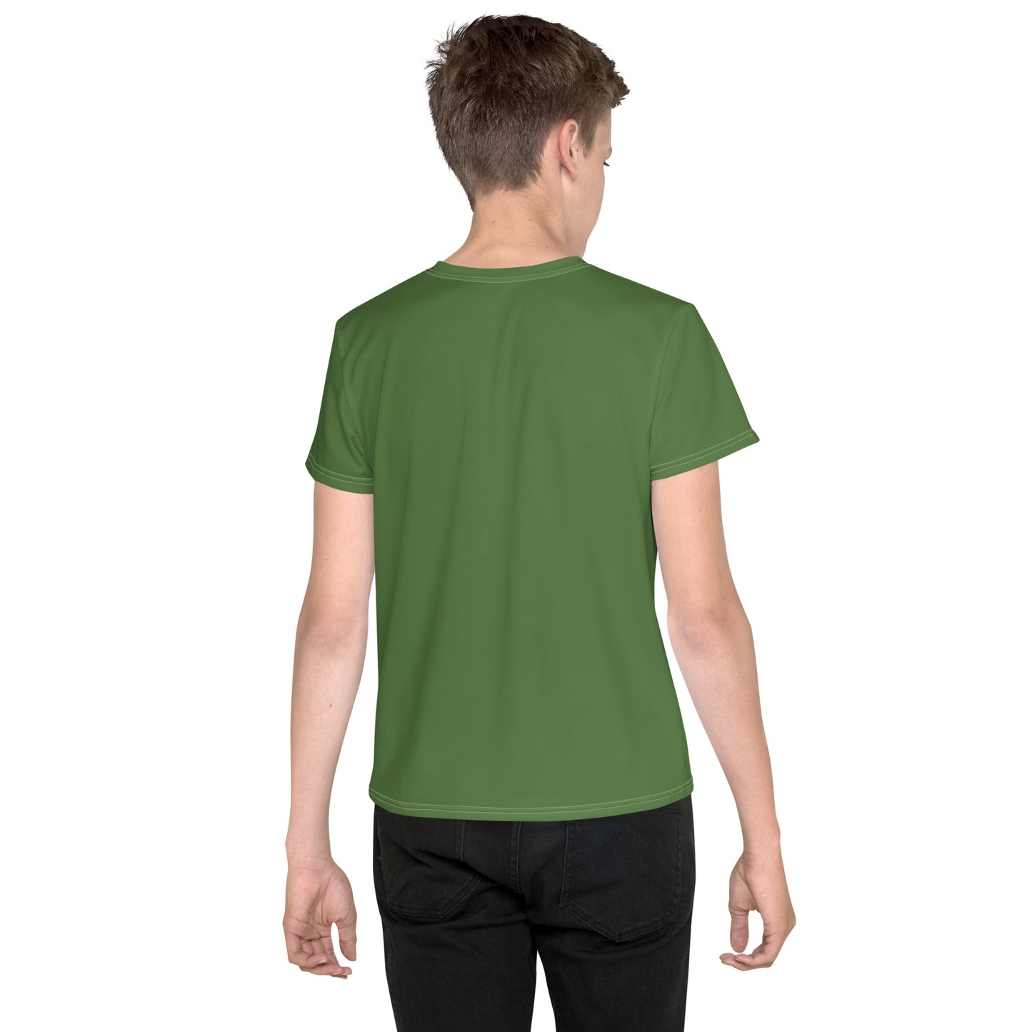 Youth crew neck t-shirt - Forest Green