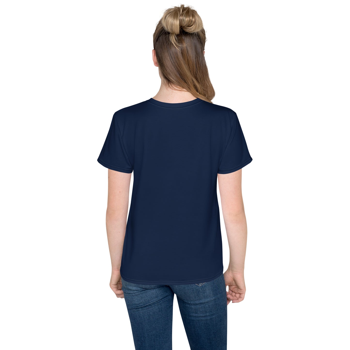 Youth crew neck t-shirt - Navy Blue