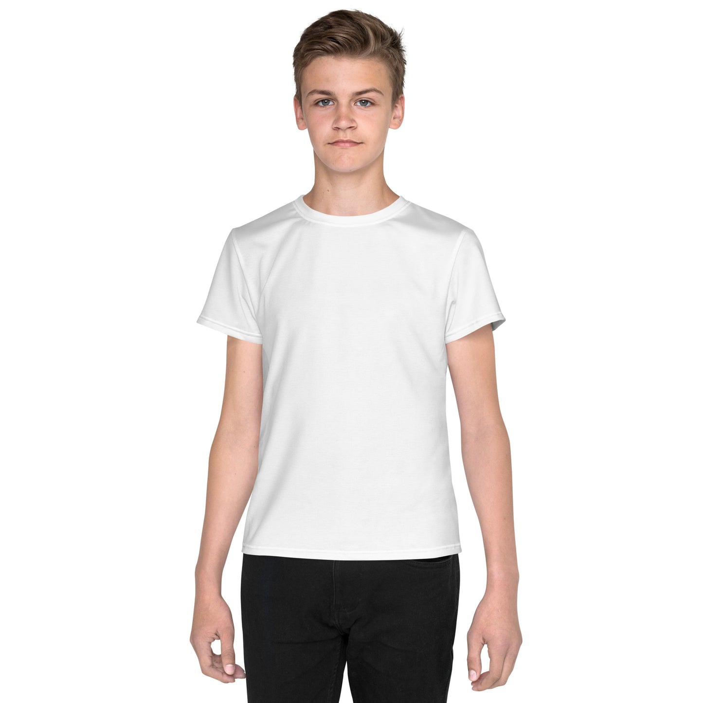 Youth crew neck t-shirt - Bright White