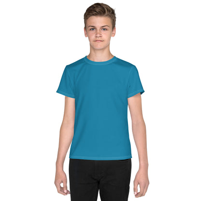 Youth crew neck t-shirt - Sky Blue