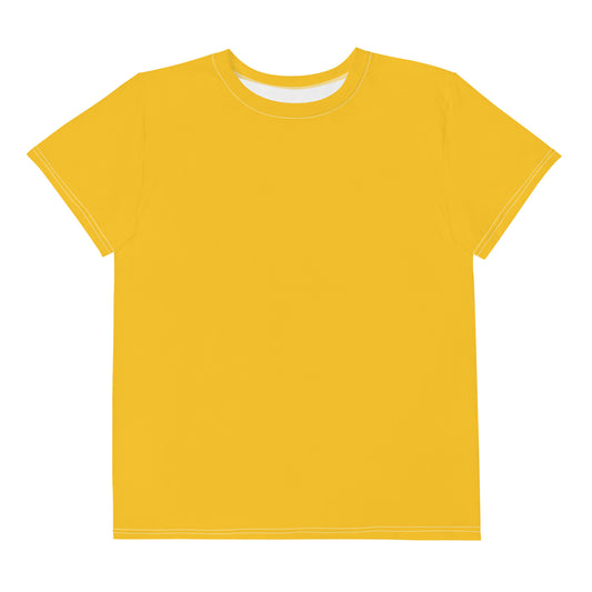 Youth crew neck t-shirt - Golden Yellow
