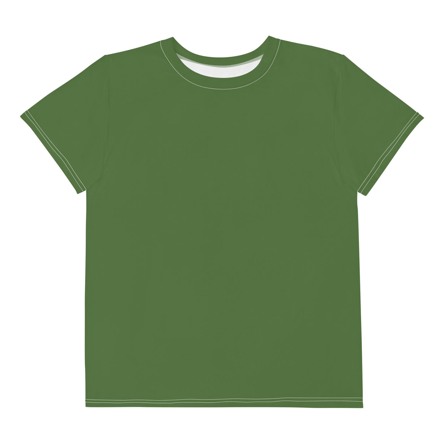 Youth crew neck t-shirt - Forest Green