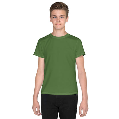 Youth crew neck t-shirt - Forest Green