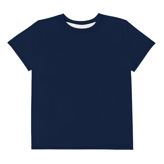 Youth crew neck t-shirt - Navy Blue