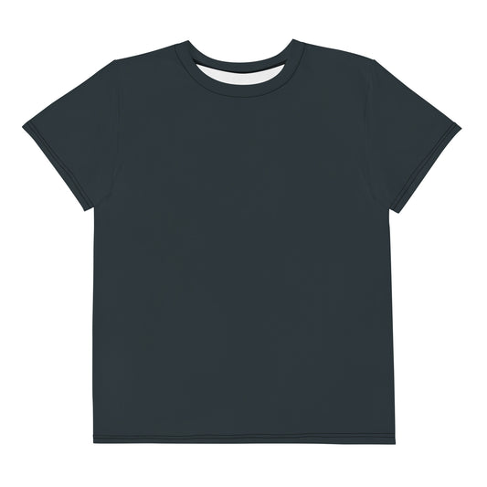 Youth crew neck t-shirt - Gunmetal Grey