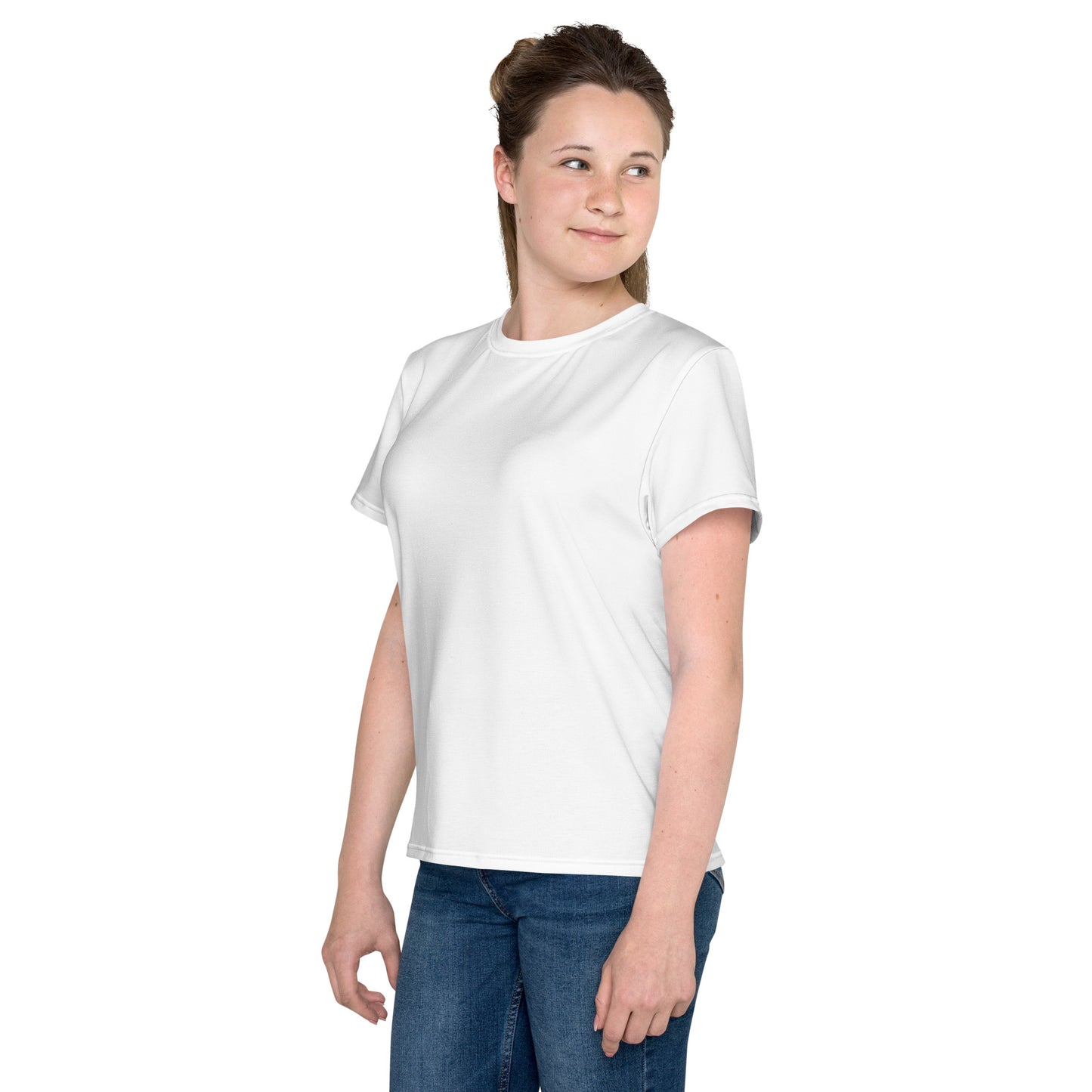 Youth crew neck t-shirt - Bright White
