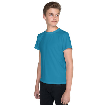 Youth crew neck t-shirt - Sky Blue