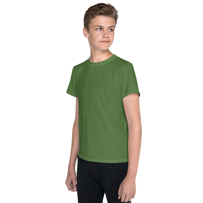 Youth crew neck t-shirt - Forest Green