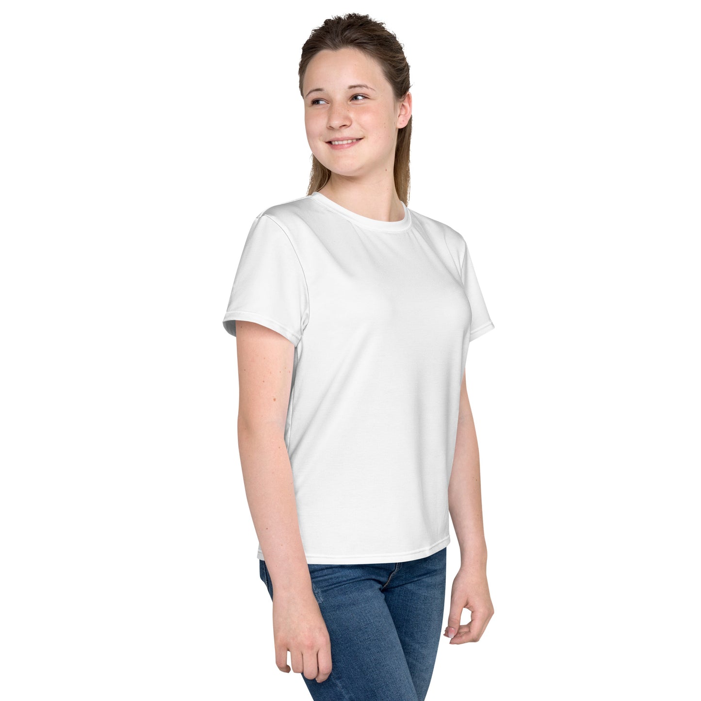 Youth crew neck t-shirt - Bright White