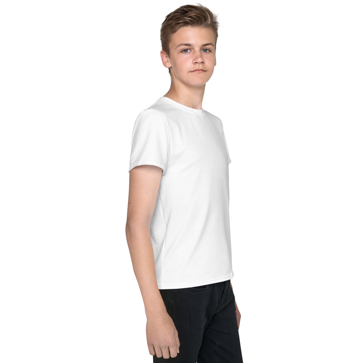 Youth crew neck t-shirt - Bright White