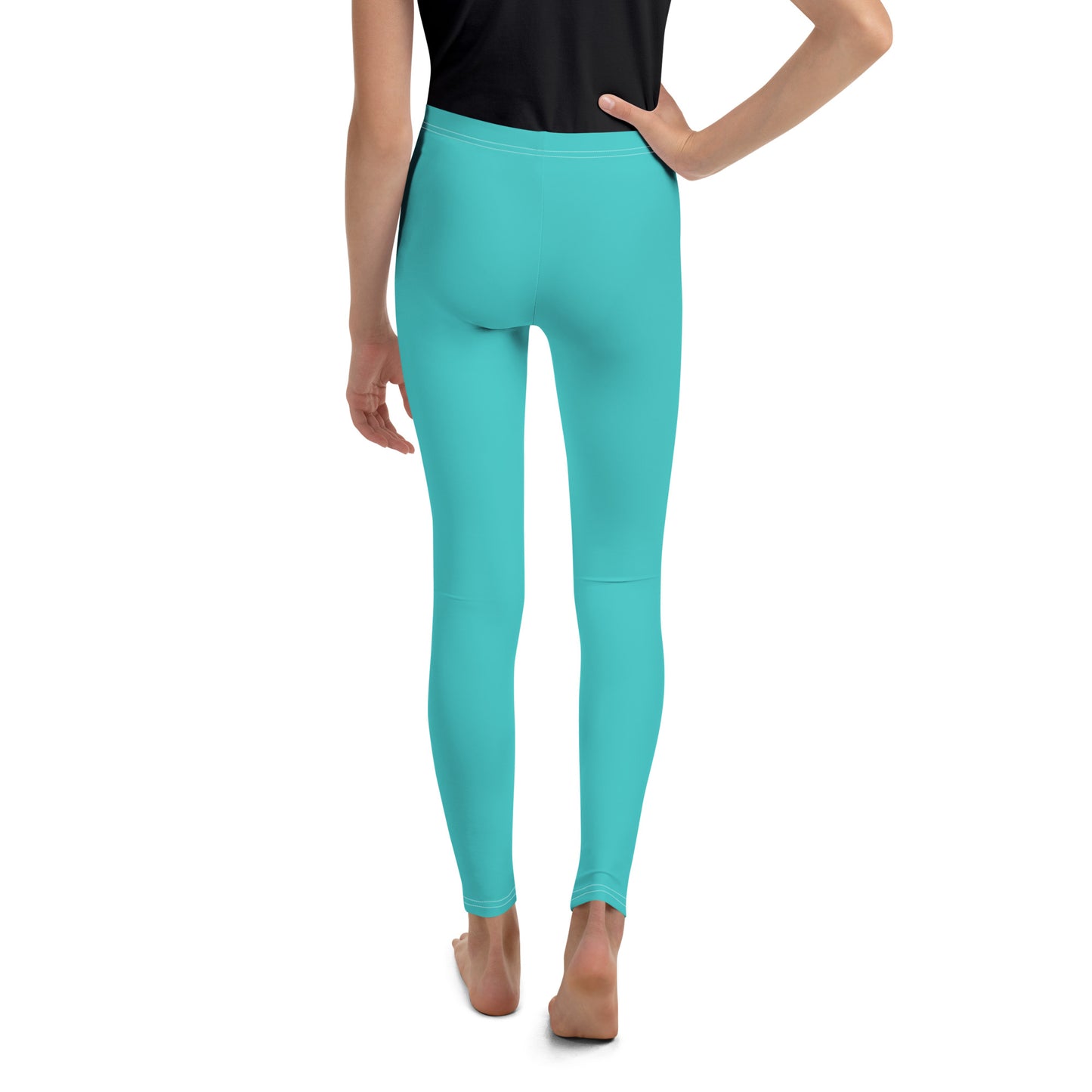 Youth Leggings - Turquoise