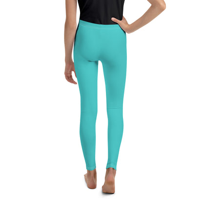 Youth Leggings - Turquoise