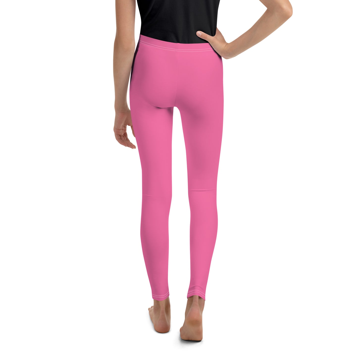 Youth Leggings - Brilliant Rose