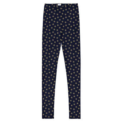 Youth Leggings - Gold Stars
