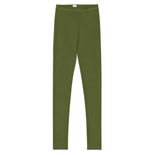 Youth Leggings - Camo Green