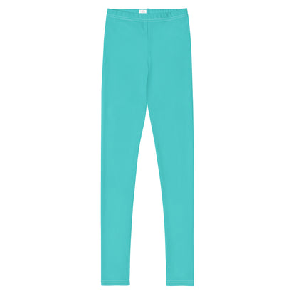 Youth Leggings - Turquoise