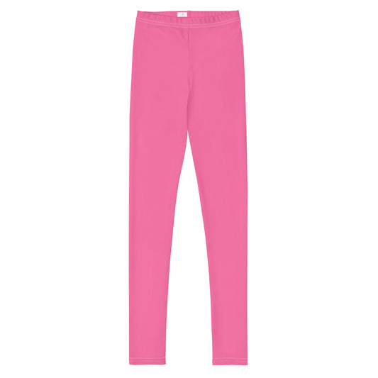 Youth Leggings - Brilliant Rose