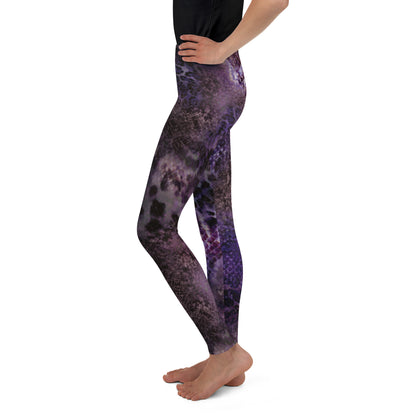 Youth Leggings - Mystic Panther