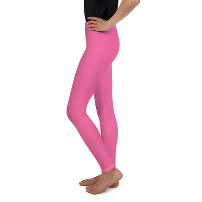 Youth Leggings - Brilliant Rose