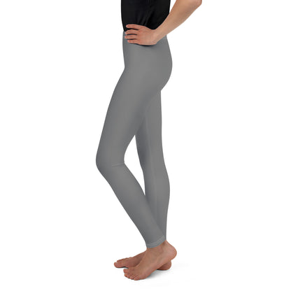 Youth Leggings - Heather Gray