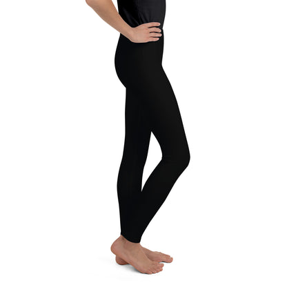 Youth Leggings - Midnight Black