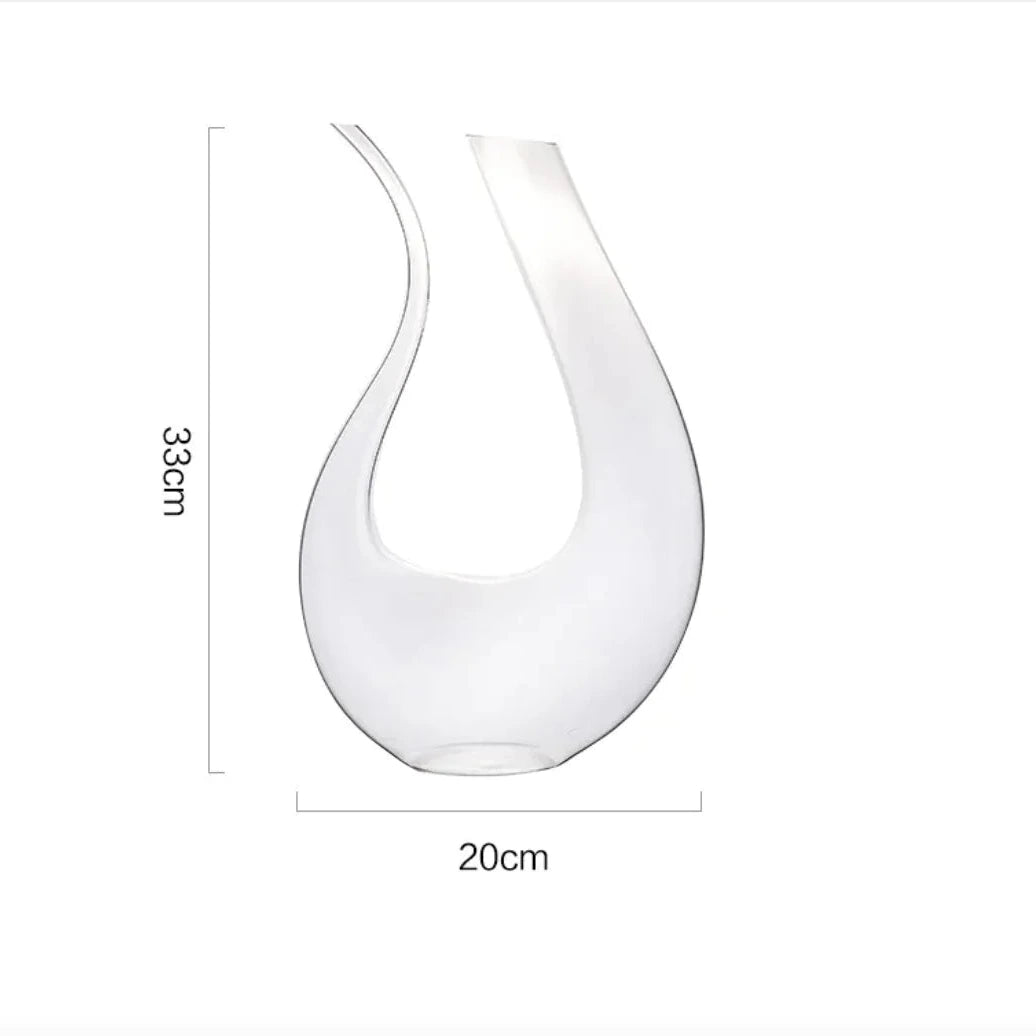Artisan U-Shaped Wine Decanter