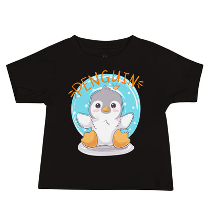 Baby Short Sleeve Tee - Cute Penguin