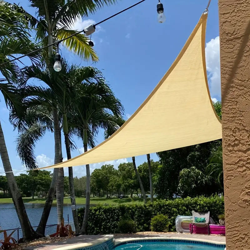 Triangular Weatherproof UVGuard Shade Sail