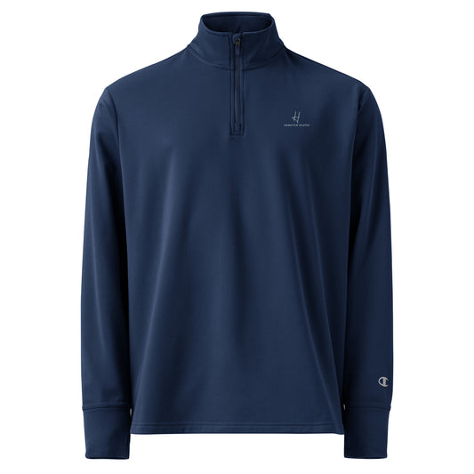 Champion Athletic – Sweatshirt mit Viertelreißverschluss