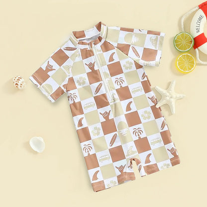 Sun Safe Toddler Rash Guard Swimsuit