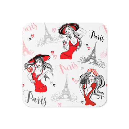 Paris Cork-back coaster