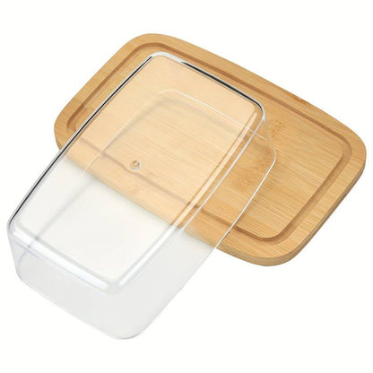 EcoFresh Bamboo Butter Dish