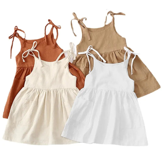 Everyday Comfort Sleeveless Cotton Toddler Dress