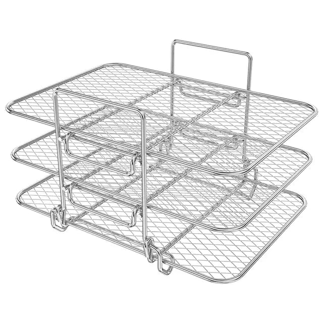 VersaRack Rectangular Air Fryer Racks, Set of 3