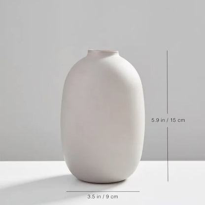 Scandinavian Serenity Glass Vase