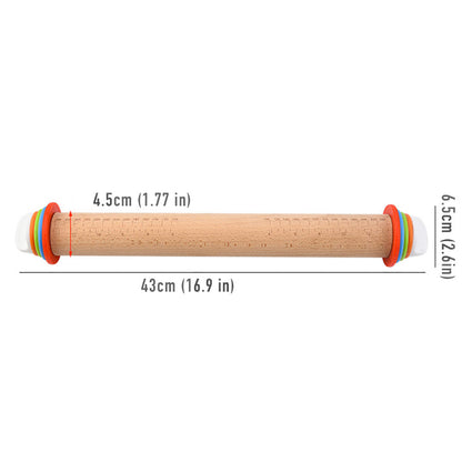 DoughPro Precision Adjustable Rolling Pin