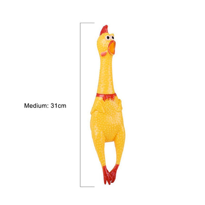 SqueakMaster Screaming Chicken Chew Toy
