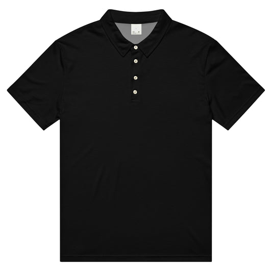 Contour Polo Slim Fit - Mitternachtsschwarz