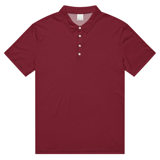 Contour Polo Slim Fit - Dunkelburgunderrot