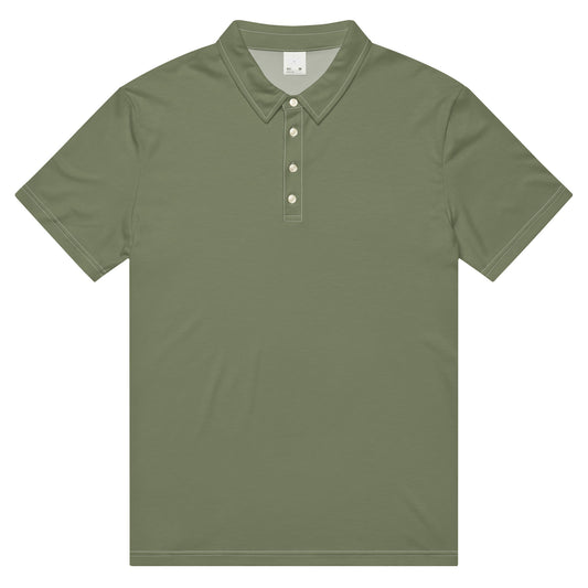 Contour Polo Slim Fit - Olivgrün