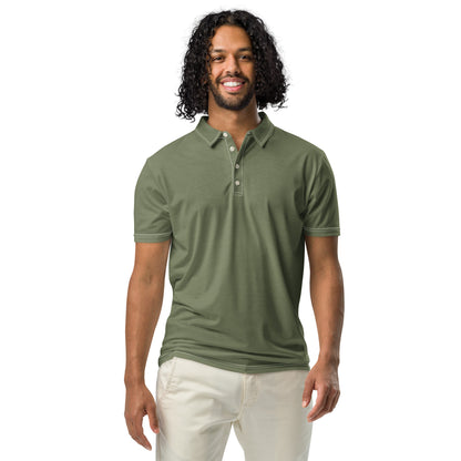 Contour Polo Slim Fit - Olivgrün