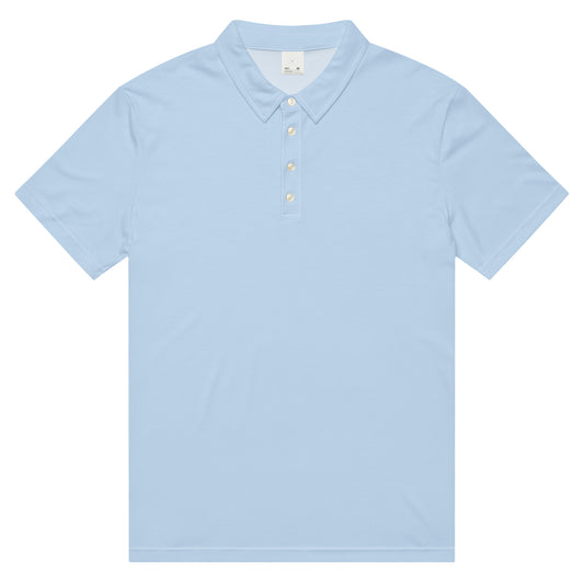Contour Polo Slim Fit - Himmelblau