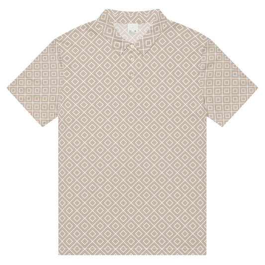 Contour Polo Slim Fit – Diamantgewebe