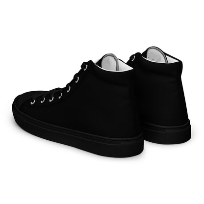Men’s high top canvas shoes - Classic Black