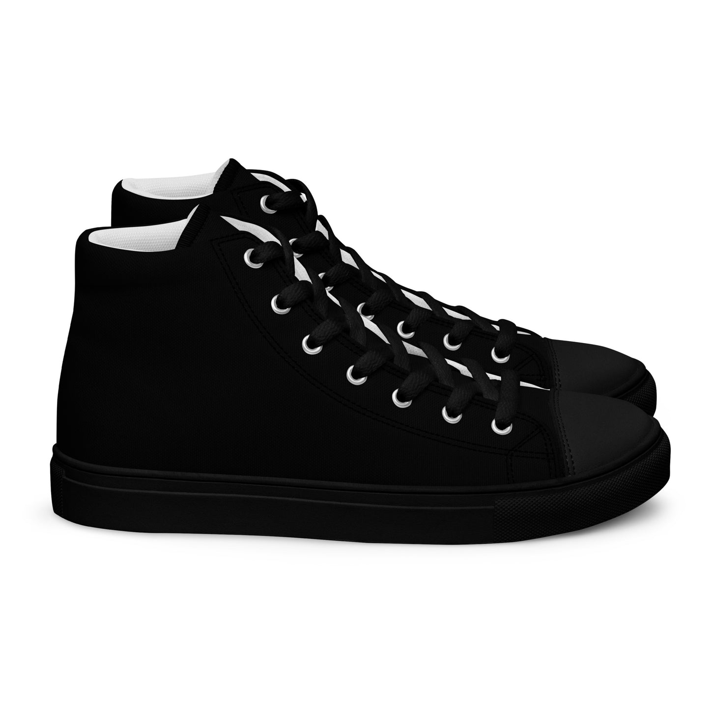 Men’s high top canvas shoes - Classic Black