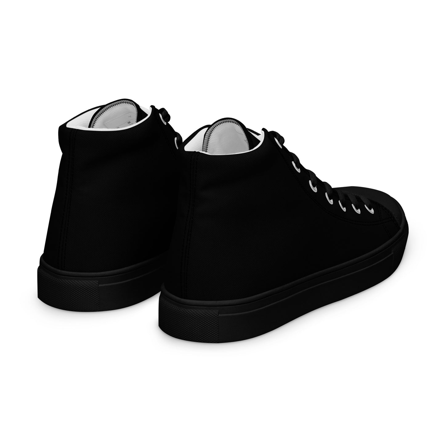 Men’s high top canvas shoes - Classic Black