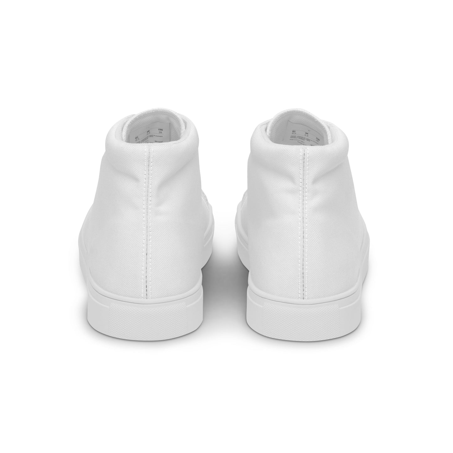 Men’s high top canvas shoes - Arctic White