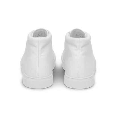 Men’s high top canvas shoes - Arctic White